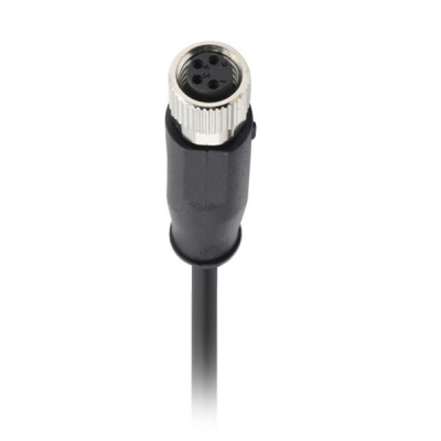  M8 8pin straight female cable plug