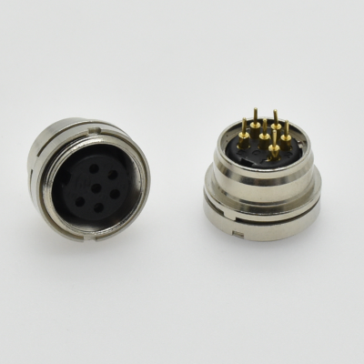 6 pin waterproof male female M16 connector--Westsam Technology